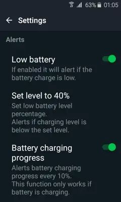 Battery Status Talker (BST Pro) android App screenshot 4