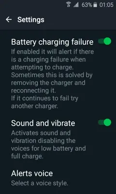 Battery Status Talker (BST Pro) android App screenshot 5